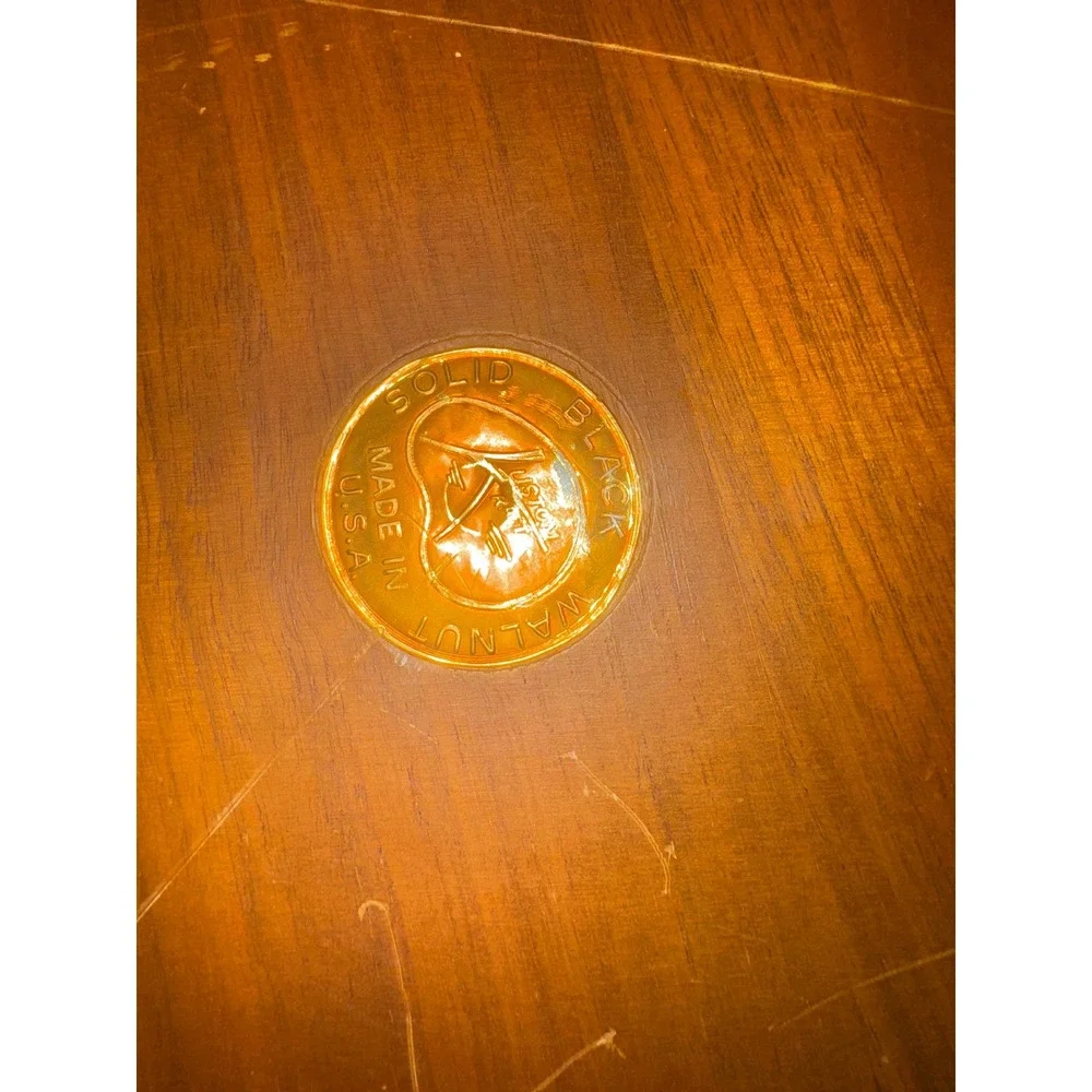 Solid Black Walnut piece plate decor